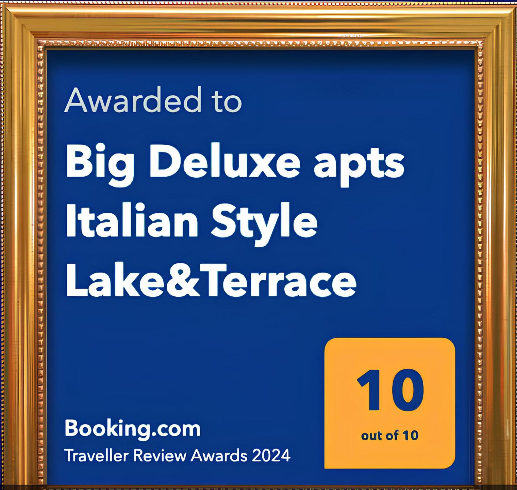 레코 Big Deluxe Apts Italian Style Lake&Terrace 아파트 외부 사진